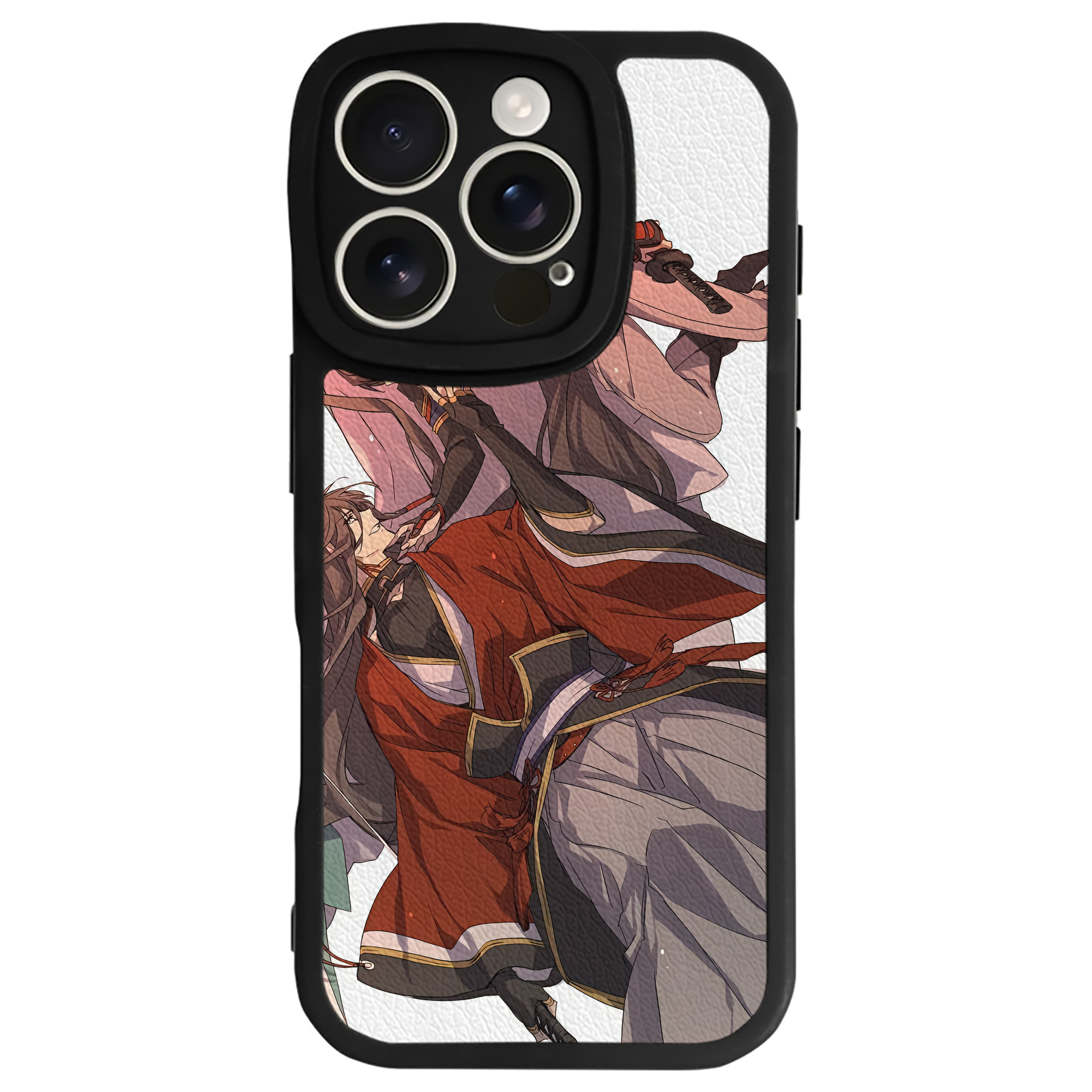 （画像用） 刀剣乱舞 Touken Ranbu 【iPhone 16シリーズ対応】シリコンスマホケース（レザー調） 材質：シリコン